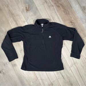 Vintage Nike ACG 1/4 Zip Black Fleece Pullover Mens
Size Medium